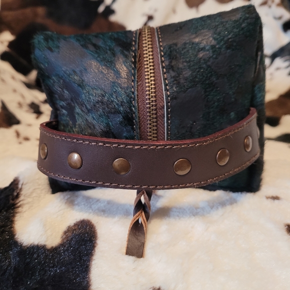 Hair on Hide Ditty Bag (Toiletry Bag) by Cheeky's - Picture 3 of 5